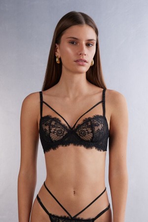 Intimissimi A Special Moment Balconette Bra Svarte | SN-ITMSM57379