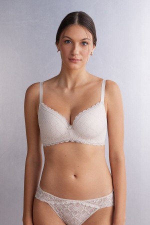 Intimissimi Adele Triangle Bra In Blonder Beige | SN-ITMSM56695