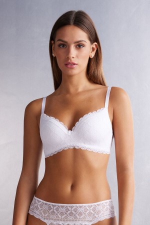 Intimissimi Adele Triangle Bra In Blonder Hvite | SN-ITMSM56698