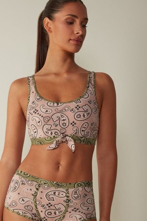 Intimissimi Bandana Mania Bra Top Brune | SN-ITMSM56741