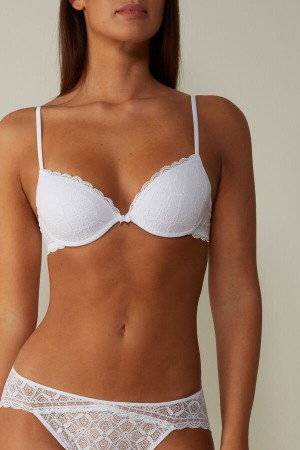 Intimissimi Bellissima Push-up Bra In Blonder Hvite | SN-ITMSM56736