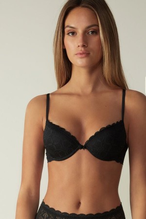 Intimissimi Bellissima Push-up Bra In Blonder Svarte | SN-ITMSM56737