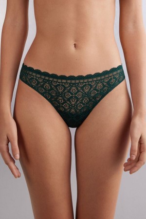 Intimissimi Blonder And Microfiber Brazilian Grønn | SN-ITMSM57509