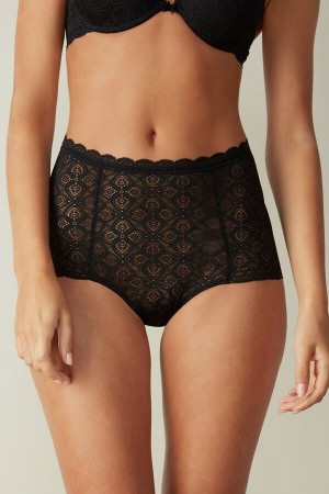 Intimissimi Blonder High Liv Hipster Svarte | SN-ITMSM57775