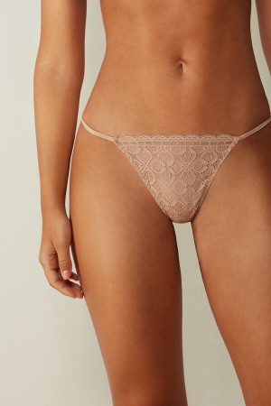 Intimissimi Blonder String Thong Beige | SN-ITMSM57715