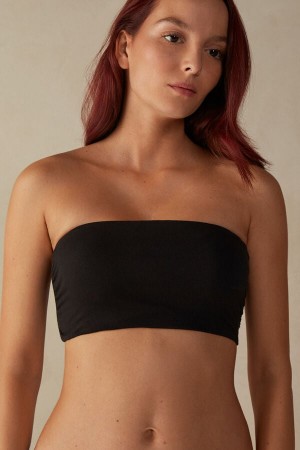 Intimissimi Bomull Bra Top Svarte | SN-ITMSM57964