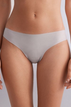 Intimissimi Brazilian Panties In Seamless Ultra Light Microfiber Grå | SN-ITMSM57488