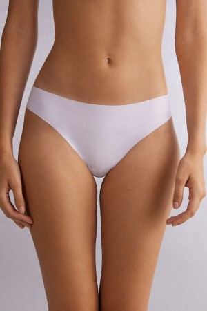 Intimissimi Brazilian Panties In Seamless Ultra Light Microfiber Hvite | SN-ITMSM57410