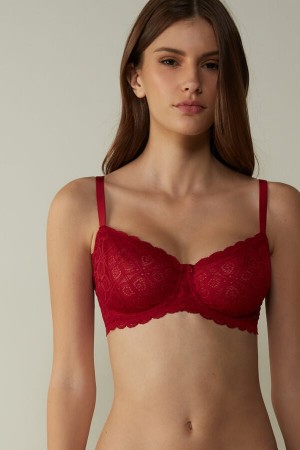Intimissimi Daniela Balconette Bra In Blonder Rød | SN-ITMSM57209