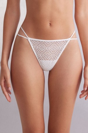 Intimissimi Delicious String Thong Hvite | SN-ITMSM57743