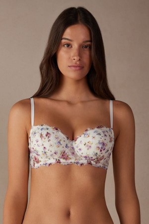 Intimissimi Dreaming Of Spring Sofia Balconette Bra Multicolor | SN-ITMSM57287
