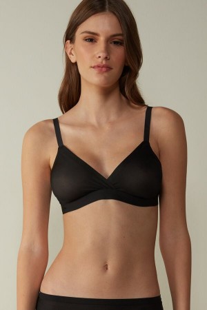 Intimissimi Emma Invisible Touch Triangle Bra Svarte | SN-ITMSM56617