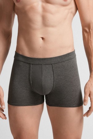 Intimissimi Fresh Supima® Bomull Boxers Mørke Grå | SN-ITMSM58499