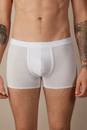 Intimissimi Fresh Supima® Bomull Boxers Hvite | SN-ITMSM58502