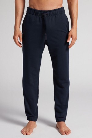 Intimissimi Full Length Lette Sweatpants Blå | SN-ITMSM58678