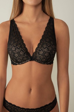 Intimissimi Giorgia Balconette Bra In Blonder Svarte | SN-ITMSM56442