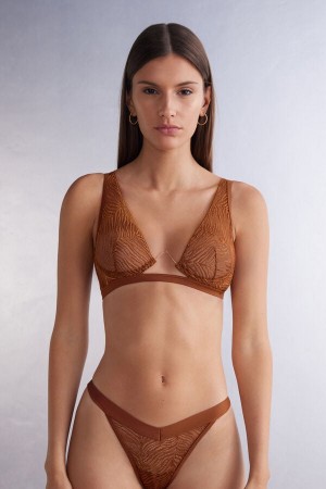 Intimissimi Go Animalier Balconette Bra Oransje | SN-ITMSM56546