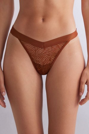 Intimissimi Go Animalier ‘80s Stil Brazilian Oransje | SN-ITMSM57490