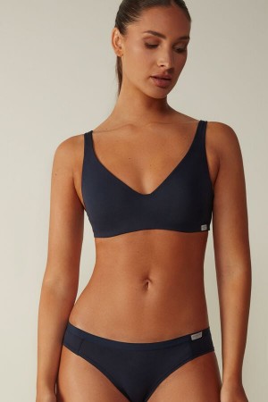 Intimissimi Greta Balconette Bra In Bomull Blå | SN-ITMSM57131
