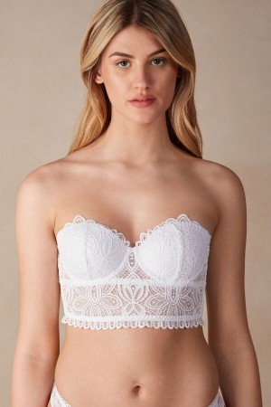 Intimissimi Hot Summer Days Giada Balconette Bustier Hvite | SN-ITMSM57851