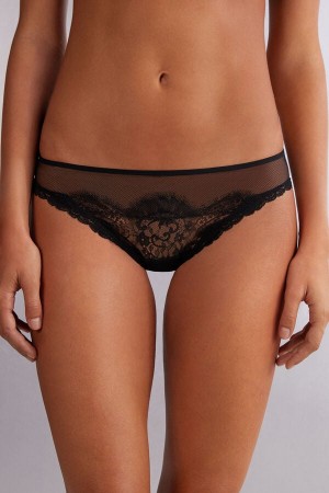 Intimissimi Iconic Beauty Panties Svarte | SN-ITMSM57627