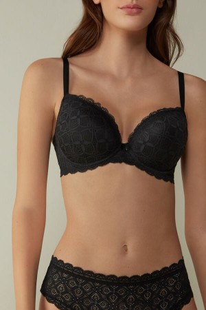 Intimissimi Irina Balconette Bra In Blonder Svarte | SN-ITMSM57137