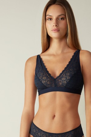 Intimissimi Lara Triangle Bra In Blonder Blå | SN-ITMSM56654