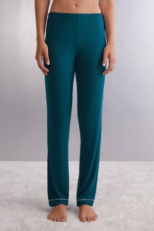 Intimissimi Long Micromodal Trousers Blå | SN-ITMSM58257