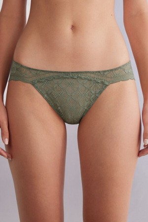 Intimissimi Low Rise Blonder Panties Grønn | SN-ITMSM57606