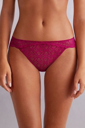 Intimissimi Low Rise Blonder Panties Rosa | SN-ITMSM57613
