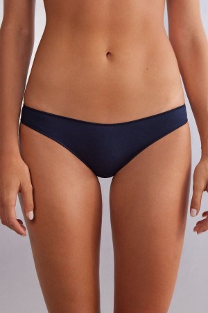 Intimissimi Low Rise Bomull Panties Blå | SN-ITMSM57600