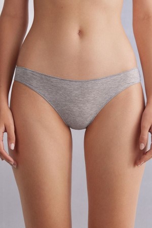 Intimissimi Low Rise Bomull Panties Grå | SN-ITMSM57587