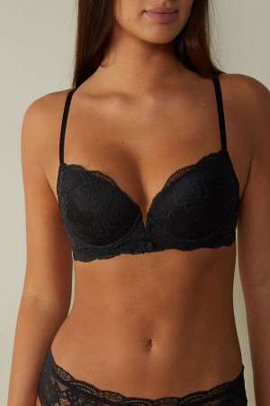 Intimissimi Mia Blonder Super Push-up Bra Svarte | SN-ITMSM57167