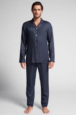 Intimissimi Modal Pajama Set Blå | SN-ITMSM58703