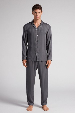 Intimissimi Modal Pajama Set Grå | SN-ITMSM58706