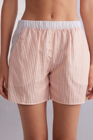 Intimissimi Neverending Summer Bomull Shorts Oransje | SN-ITMSM58378