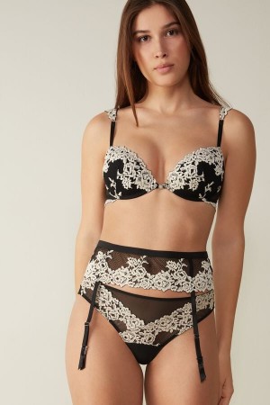 Intimissimi Pretty Flowers Garter Belt Multicolor | SN-ITMSM57887