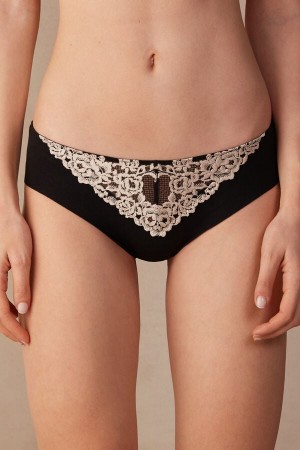 Intimissimi Pretty Flowers Seamless Bomull Panties Multicolor | SN-ITMSM57535