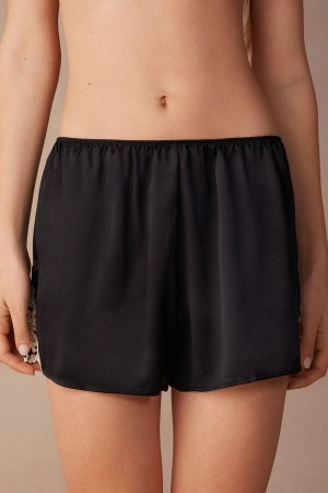 Intimissimi Pretty Flowers Silk Shorts Multicolor | SN-ITMSM58318
