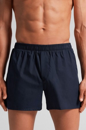 Intimissimi Print Detailed Boxers Blå | SN-ITMSM58511