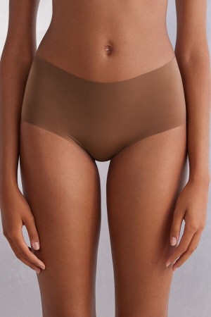 Intimissimi Seamless Microfiber Hipster Beige | SN-ITMSM57663