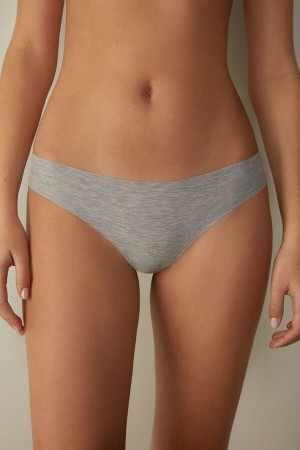 Intimissimi Seamless Supima® Bomull Brazilian Panties Grå | SN-ITMSM57407