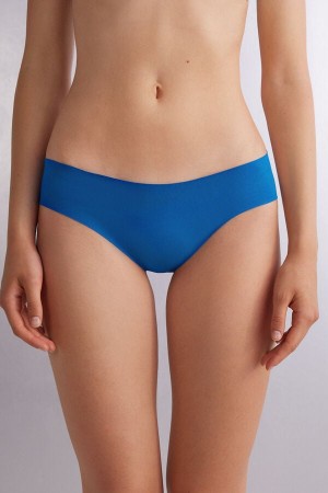 Intimissimi Seamless Supima® Bomull Panties Blå | SN-ITMSM57589