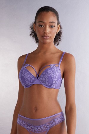 Intimissimi Secret Party Elettra Super Push-up Bra Lilla | SN-ITMSM56793