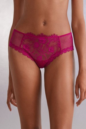 Intimissimi Sensual Flowers Hipster Brazilian Rosa | SN-ITMSM57695