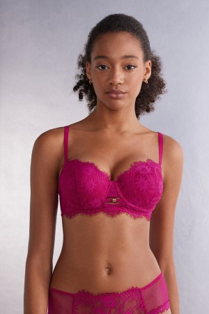 Intimissimi Sensual Flowers Sofia Balconette Bra Rosa | SN-ITMSM56560