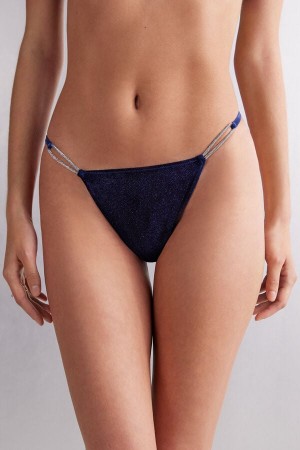 Intimissimi Shooting For The Stars Thong Blå | SN-ITMSM57766