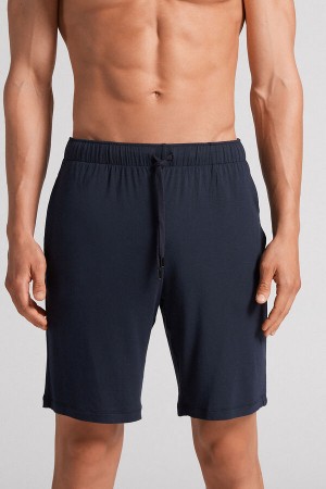 Intimissimi Silk And Modal Shorts Blå | SN-ITMSM58673