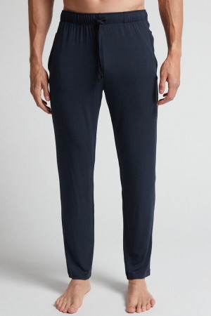 Intimissimi Silk And Modal Trousers Blå | SN-ITMSM58736