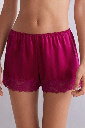Intimissimi Silk Shorts Rosa | SN-ITMSM58377